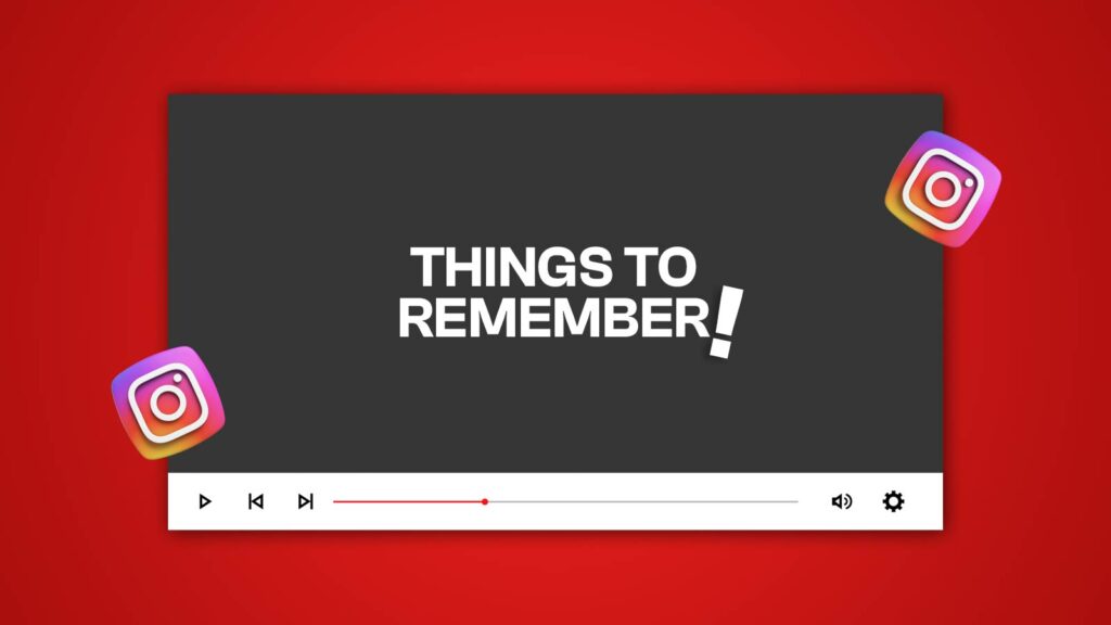 Things To Remember While Posting YouTube Videos On Instagram
